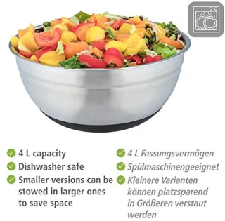 Stainless Steel Bowl 4 L