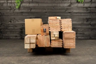 Steigerhoutje.nl Buitenkeuken Close Overdekt met Klepdeur