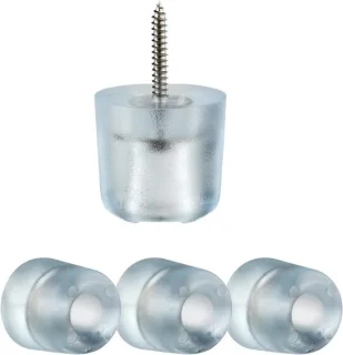 Stoelpoot Y-30 voor buiten, wit 30 x 30 x 25 mm