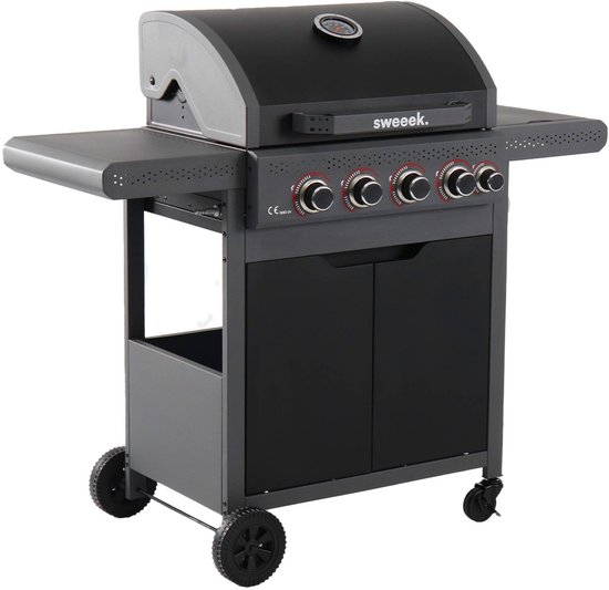 sweeek Gasbarbecue Edmond 4+1 branders zwart review
