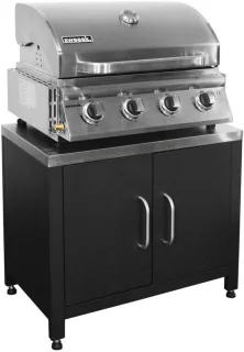 Sweeek gasbarbecue en buitenkeukenmodule Grimaud