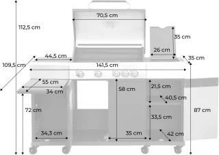 Wat vinden we goed aan de sweeek Gasbarbecue Maxim 4 branders