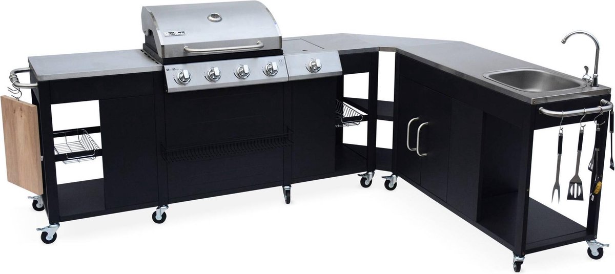 De sweeek Gasbarbecue Rochefort L2465xB187xH112cm in één oogopslag