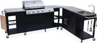 sweeek Gasbarbecue Rochefort L2465xB187xH112cm