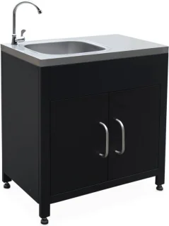 sweeek Grimaud module stalen buitenkeuken met gootsteen