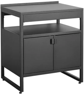 sweeek Kea stalen buitenkeukenmodule met 2 deuren en een plank, 80 cm