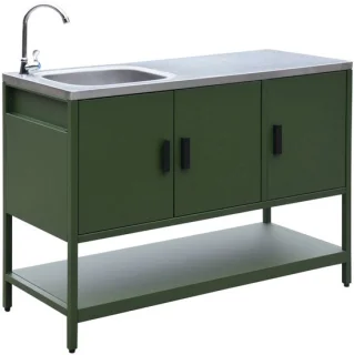 sweeek Naxos buitenkeukenmodule met gootsteen