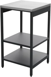 sweeek Naxos buitenkeukenmodule van staal met 2 planken