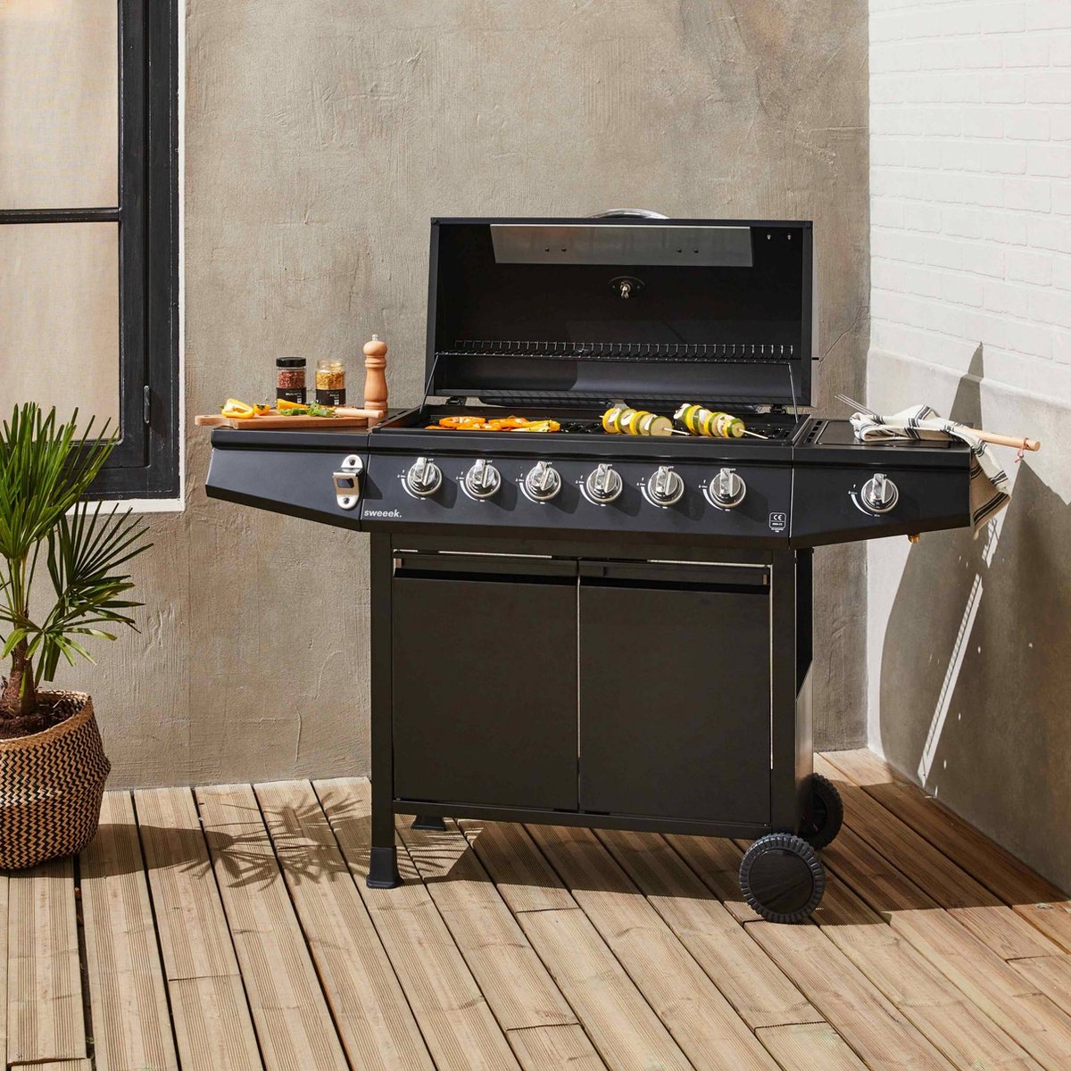 Wat vinden we goed aan de Sweeek Treville 6 Gasbarbecue 7 Branders