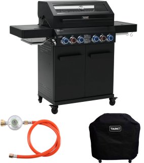 De TAINO PLATINUM YAMARA DARK 4+2 gasgrill in één oogopslag