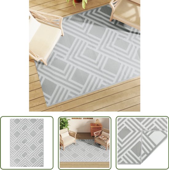 The Living Store Buitenkleed ARAKIL 140x200 cm grijs review