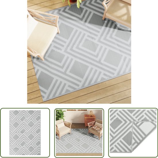 The Living Store Buitenkleed ARAKIL 160x230 cm Grijs review