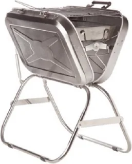 Travel BBQ Roestvrij Staal 58,5x43x66 cm Plooibaar