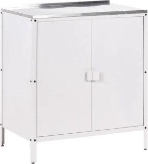 Tuin keukenkast 80x90x50 cm wit