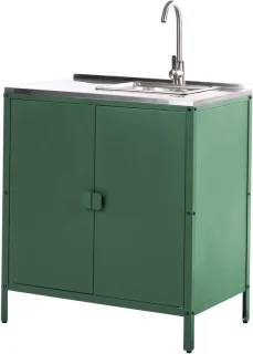Tuinkast Buitenkeuken 80x50x90 cm Groen