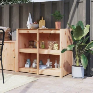 Tuinkast Hout - Keukenkast Buiten