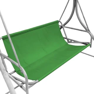 Tuinstoelhoes voor hangbank - Vervangende kussenhoes (Groen, 115 * 48 * 48 cm)