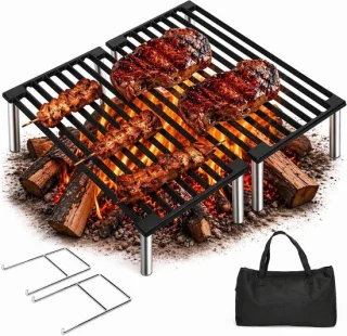 Tuscan Grillrooster - Opvouwbare Barbecue 40,6 x 40,6 cm