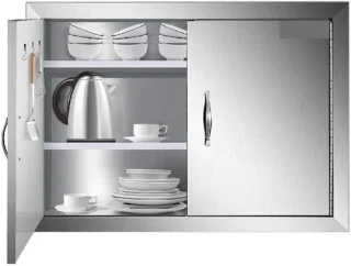 Universeel BBQ Eiland Deur - Buitenkeuken Deur - 31x24 inch RVS