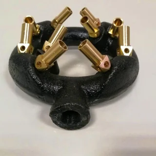 Universeel Messing Gasbrander Mondstukken Set - 5 Propaan Jet Tips