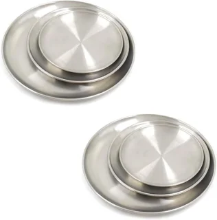 Universeel Ronde RVS Borden - Set 14/17/20 cm