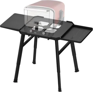 Verplaatsbare grillstand met zijtafel
