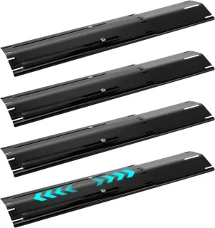Verstelbare vlamdispenser voor gasbarbecues, set van 4