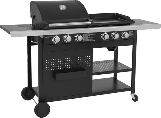 VESUVIO Duo gasbarbecue 3 branders met plancha review