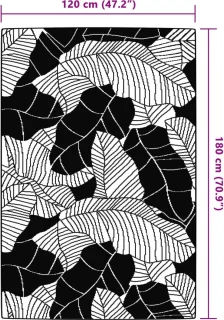 vidaXL ARAKIL Buitenkleed 120x180 cm groen