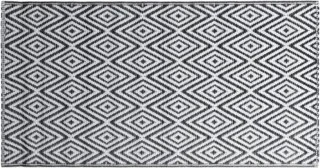 vidaXL Arakil Buitenkleed 120x180 cm wit/zwart