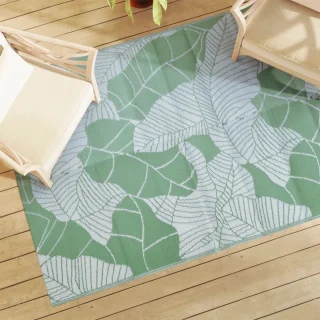 vidaXL Arakil buitenkleed 140x200 cm groen