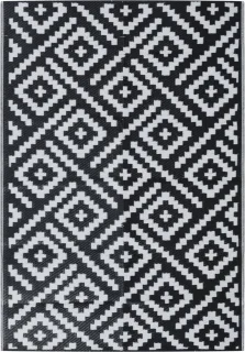 vidaXL ARAKIL buitenkleed 160x230 cm wit zwart