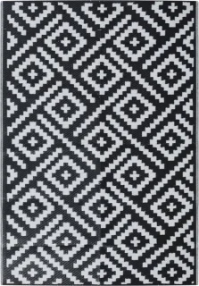 vidaXL ARAKIL buitenkleed 160x230 cm wit zwart