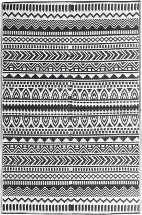 vidaXL Arakil Buitenkleed 160x230 cm Zwart Polypropyleen review