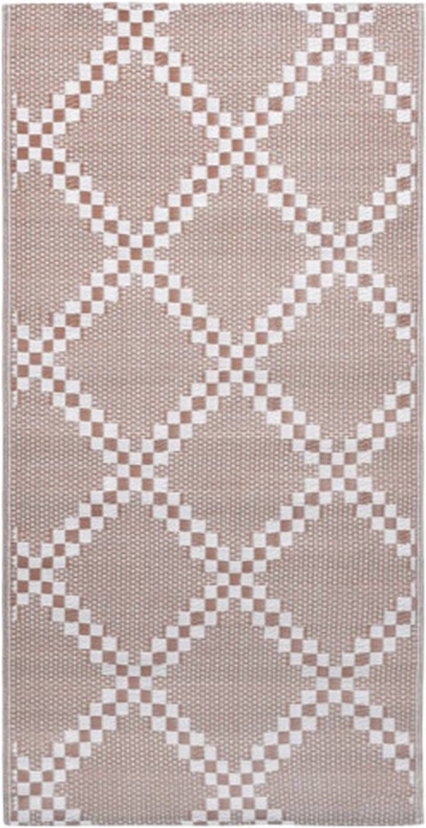 De vidaXL ARAKIL buitenkleed 80x150 cm bruin in één oogopslag