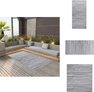 vidaXL Arakil Buitenkleed 80x150 cm grijs