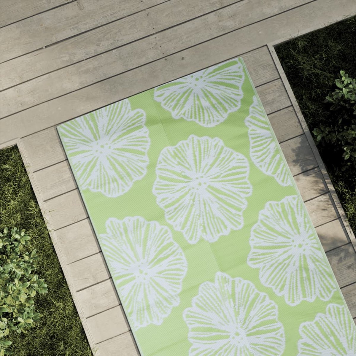 Wat vinden we goed aan de vidaXL ARAKIL Buitenkleed 80x150 cm groen