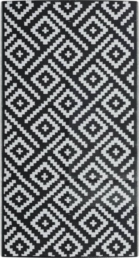 vidaXL ARAKIL buitenkleed 80x150 cm wit/zwart review