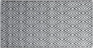 vidaXL ARAKIL Buitenkleed 80x150 cm wit/zwart