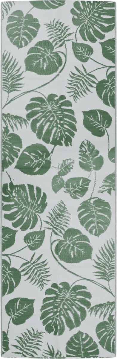 De vidaXL ARAKIL Buitenkleed 80x250 cm Groen in één oogopslag