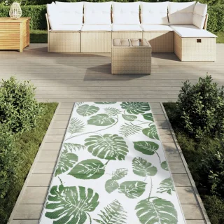 vidaXL ARAKIL Buitenkleed 80x250 cm Groen
