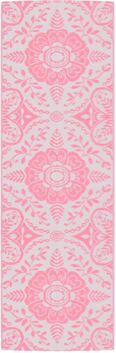 De vidaXL ARAKIL Buitenkleed 80x250 cm roze in één oogopslag