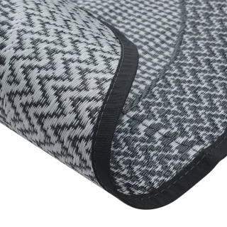 vidaXL ARAKIL Buitenkleed Ø160 cm Grijs