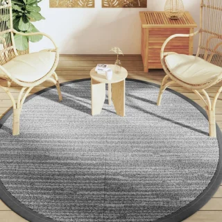 vidaXL ARAKIL Buitenkleed Ø200 cm Grijs