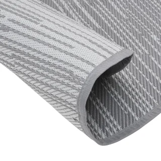 vidaXL ARAKIL Buitenkleed Ø200 cm Grijs