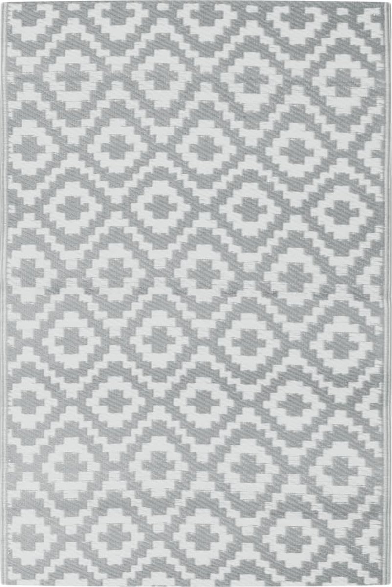 De vidaXL ARAKIL buitentapijt 120x180 cm grijs in één oogopslag