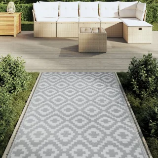 vidaXL ARAKIL buitentapijt 120x180 cm grijs
