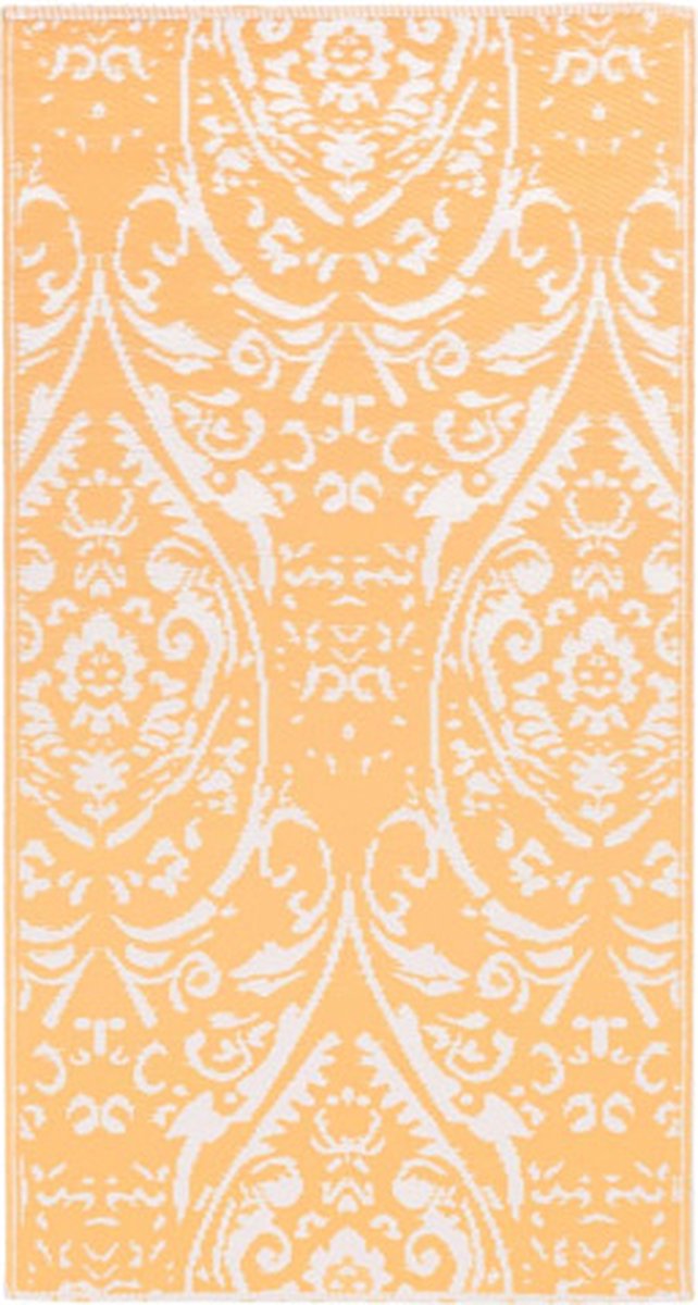 De vidaXL ARAKIL buitentapijt 80x150 cm orange wit in één oogopslag