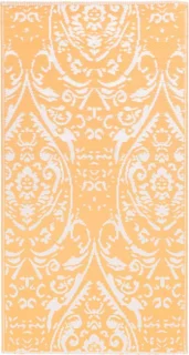 vidaXL ARAKIL buitentapijt 80x150 cm orange wit