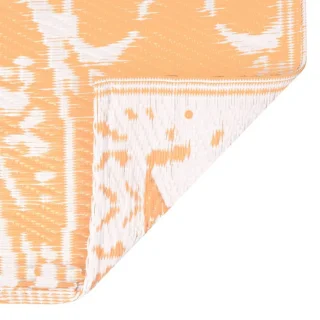 vidaXL ARAKIL buitentapijt 80x150 cm orange wit